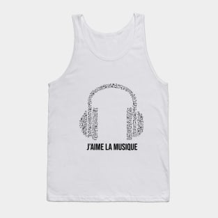 j'aime la musique Tank Top